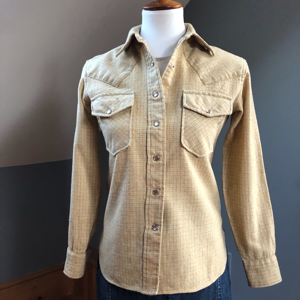 60’s Vtg Pendleton Wool Western Shirt